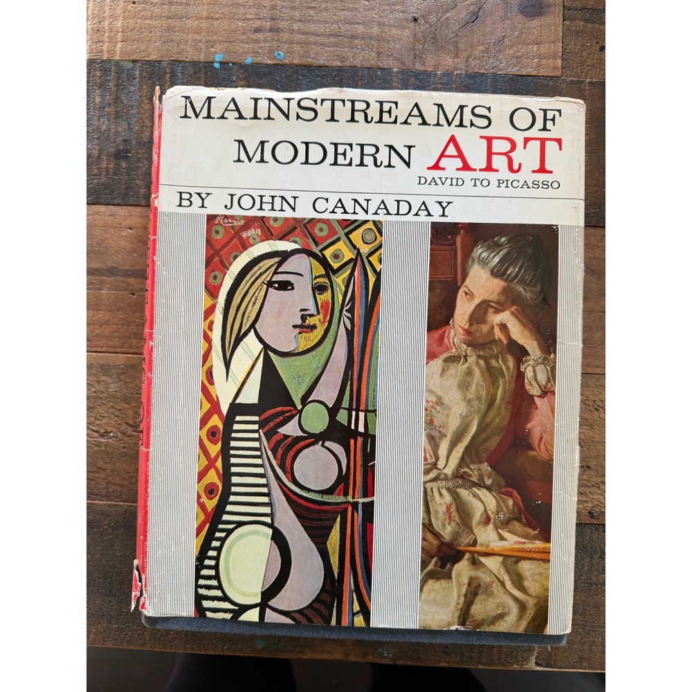 Mainstreams of Modern Art David to Picasso by John Canaday Vintage Hardcover